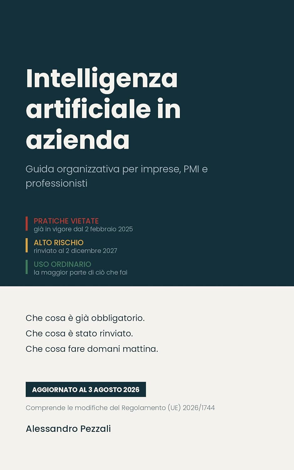 Intelligenza artificiale in azienda — copertina